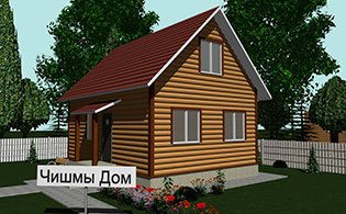 Каркасный дом КД-68-1-1 Каркасный дом КД-68-1-1